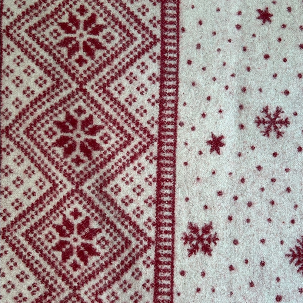 100% wool throw blanket
